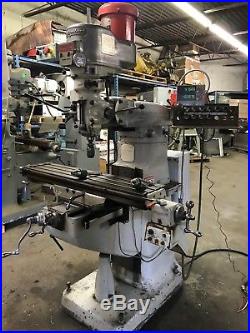 Bridgeport Series 1 Vertical Milling Machine With X power feed and Mitutoyo DRO
