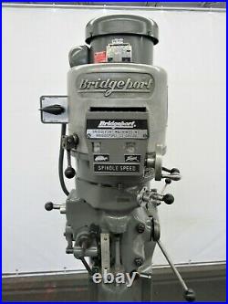Bridgeport Series I, 2 HP Vertical Milling Machine, ID# M-101