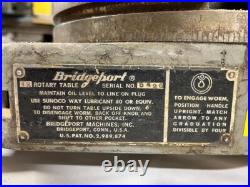Bridgeport Series I, 2 Hp, Milling Machine, Very Clean, Rotatng Table Included