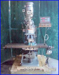 Bridgeport Series I Knee Type Mill 9 x 48 Milling Machine 2 Hp DRO Power Feed