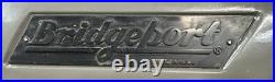 Bridgeport Series I Mill Milling Machine Variable Speed 2 HP 42 x 9 230/460V Bridgeport Series I Mill Milling Machine Variable Speed 2 HP 42 x 9 230/460V