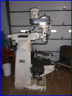 Bridgeport Series I Variable speed milling machine with DRO and power feed 1985