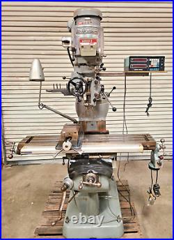 Bridgeport Series I Vertical Mill Milling Machine 2 HP 9x48 Table Single Phase