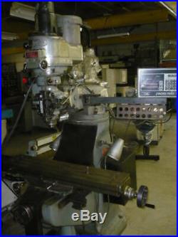 Bridgeport Series I vertical CNC milling machine, Proto Trak Plus, chrome
