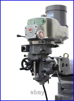 Bridgeport Style Milling Machine Head VS R8 3HP 230V/460V