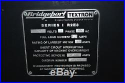 Bridgeport Textron R2E3 Series I 3-Axis CNC Milling Machine