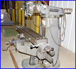 Bridgeport Vertical MILL Knee Milling Machine Vari-speed 9x48 Table 2hp 3 Phase