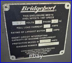 Bridgeport Vertical Mill Milling Machine EZ TRAK DX CNC 2 HP Variable Speed Nice