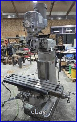 Bridgeport Vertical Mill Milling Machine Machinist Variable Speed Bridgeport Vertical Mill Milling Machine Machinist Variable Speed