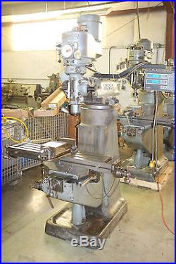 Bridgeport Vertical Milling Machine, 1-1/2 HP, Variable speed, Vise Digital