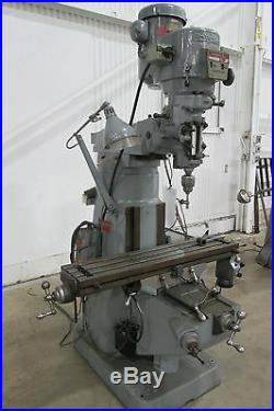 Bridgeport Vertical Milling Machine 9 x 42 2-HP Series 1 Used AM14226