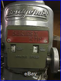 Bridgeport Vertical Milling Machine 9 x 42 2-HP Series 1 with Power Feed