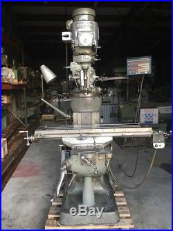 Bridgeport Vertical Milling Machine 9 x 42, DRO and Power Feed