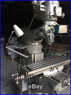 Bridgeport Vertical Milling Machine 9 x 42, DRO and Power Feed