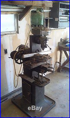 Bridgeport Vertical Milling Machine Variable Speeds Used and Working