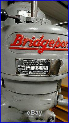 Bridgeport Vertical Milling machine 9 x 42'