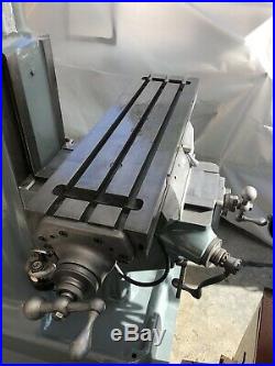 Bridgeport milling machine 9x32 New Power Feed New DRO single phase- Tooling