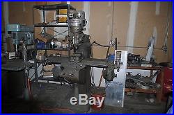 Bridgeport milling machine 9x42 table with accessories