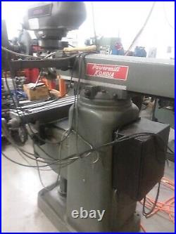 Bridgeport milling machine used kondia heavy duty knee mill