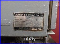 Brother TC-227 CNC MILL Tapping center