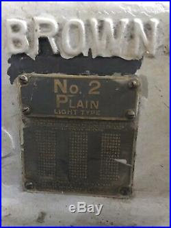 Brown Sharpe #2 plain light type 10x45 horizontal vertical milling machine
