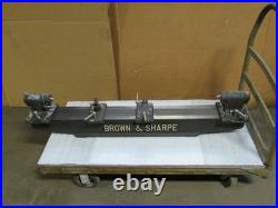 Brown & Sharpe 50 Bench Center 36 Between Centers (Gauge Stand Missing)