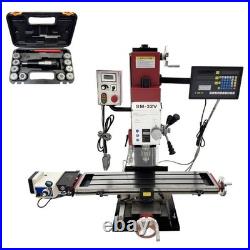 Brushless Milling and Drilling Machine R8 Spindle Taper 3-Axis Grating Rule 110V