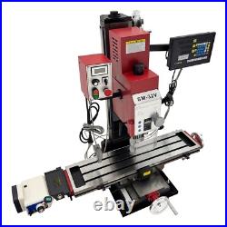 Brushless Milling and Drilling Machine R8 Spindle Taper 3-Axis Grating Rule 110V