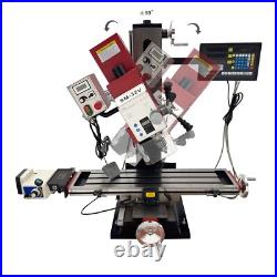 Brushless Milling and Drilling Machine R8 Spindle Taper 3-Axis Grating Rule 110V