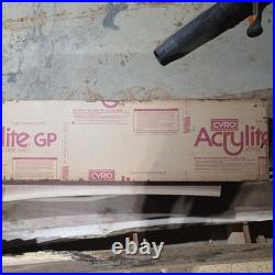 Bullet Proof Glass Acrylic Sheet Clear 48.5×14.75×1.25 Teller Window Bullet Proof Glass Acrylic Sheet Clear 48.5×14.75×1.25 Teller Window