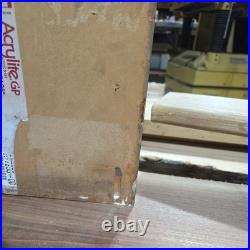 Bullet Proof Glass Acrylic Sheet Clear 48.5×14.75×1.25 Teller Window Bullet Proof Glass Acrylic Sheet Clear 48.5×14.75×1.25 Teller Window