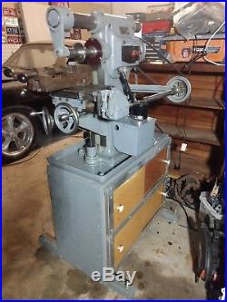 Burke Bench Top Horizontal Mill Milling Machine Model 50445-A and Tooling Lot