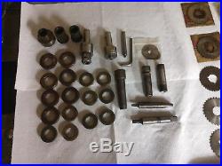 Burke Bench Top Horizontal Mill Milling Machine Model 50445-A and Tooling Lot