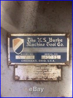 Burke Millrite milling machine
