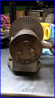 Burke no4 indexing head with tailstock