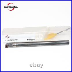 C12M-SCLCR06 Solid Carbide Anti-Vibration Boring Bar for CCMT06/CCGT06 CNC Lathe C12M-SCLCR06 Solid Carbide Anti-Vibration Boring Bar for CCMT06/CCGT06 CNC Lathe