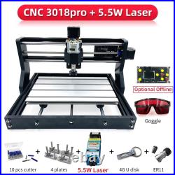 CNC 3018 Pro Laser Engraver Machine Wood Router Machine Milling 3 Axis Control