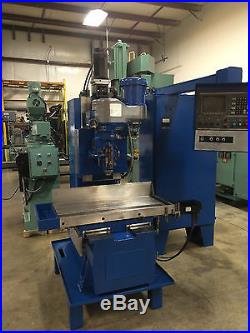 CNC 3 AXIS VERTICAL MILL With BRIDGEPORT ROTATING MILL HEAD