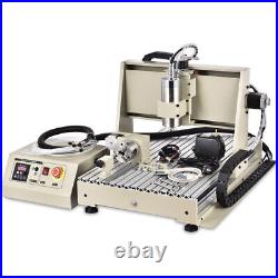 CNC 6040 Router Engraver 3/4 Axis Milling Drill Machine 1500W USB/Parallel Port