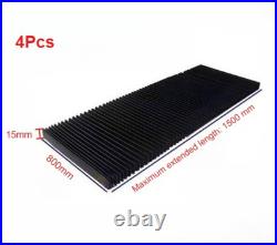 CNC Engraver Machine Protector Flat Accordion Bellow Way Cover 1500 x 800 x 15mm