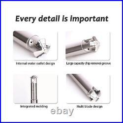 CNC Rod Thread Milling Cutter 15-50mm Deep Hole Slot Anti-Vibration Machining