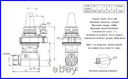 CNC Side Milling Head BT40-90°-ER32 Single Head for Machining Center 4500R/MIN