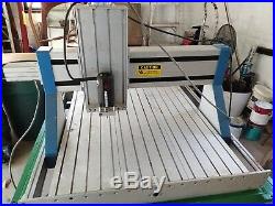 CNC Techo Isel Router 4-axis and rotary table