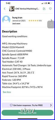 CNC Vertical Machining Center