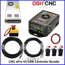 CNC xPRO V5 USB 4 Axis Motion Card Controller Bundle for Wood CNC Router Mill CNC xPRO V5 USB 4 Axis Motion Card Controller Bundle for Wood CNC Router Mill