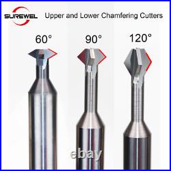 Carbide Dovetail Milling Cutter CNC Tool 60 90 120 Degree 4mm 6mm End mills