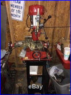 Central Machinery Mill/Drill Machine # 42976 Milling Machine With Lots Tooling