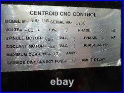 Centroid M-400 CNC Control on an Acra DM-4VS Bed Type Vertical Milling Machine