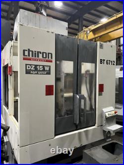 Chiron Dual Spindle Vertical Machining Center, Model Dz 15 W, 2005
