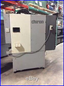 Chiron FZ08S Vertical Mill Machine Center VMC X-Y-Z withFanuc CNC FilterMist